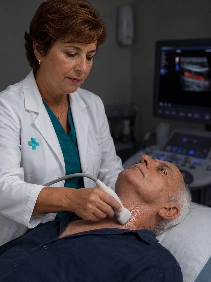 Carotid Doppler ultrasound in Lourinhã – Central de Saúde