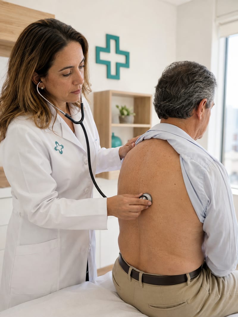 Respiratory Medicine consultation in Lourinhã – Central de Saúde